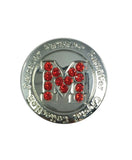 7. Parsaver Golf - MD Terp Golf Ball Marker embellished with crystals from Swarovski®