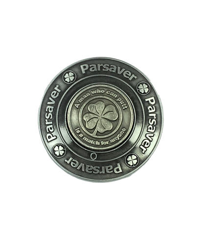 1. Parsaver Golf - Deluxe Dual Golf Ball Marker I  - Shamrock - Lucky Clover