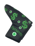 Parsaver Golf - Deluxe Putter Cover - Money $ (Black)