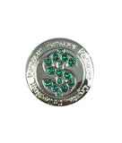 3. Parsaver Golf - Dollar II Golf Ball Marker embellished with crystals from Swarovski®