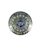 Parsaver Golf - Navy Ball Marker embellished with crystals from Swarovski®