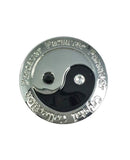 Parsaver Golf - Ying Yang Golf Ball Marker embellished with crystals from Swarovski®