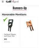 4. PARSAVER Divot Repair Tool - Triple Line Golf Ball Stencil - Ball Marker Divot Tool - NEW!!!