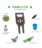 4. PARSAVER Divot Repair Tool - Triple Line Golf Ball Stencil - Ball Marker Divot Tool - NEW!!!