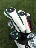 Parsaver Golf - Deluxe Mallet Putter Cover - Smiley  (Black)