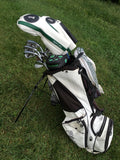 Parsaver Golf - Deluxe Mallet Putter Cover - Lucky Clover (Black)