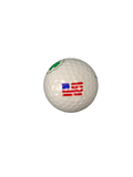 Players Golf Divot Repair Tool - USA Flag Golf Ball Stencil - Ball Marker Divot Tool