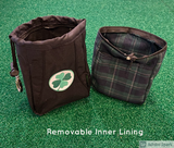 2. Parsaver Deluxe Golf Valuables Pouch - A Must Golf Accessories Bag - Store Wallet Jewelry Watch - Golf Tees