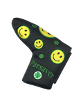 Parsaver Golf Deluxe Putter Cover - Smiley (Black)
