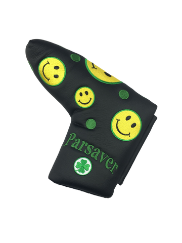 Parsaver Golf Deluxe Putter Cover - Smiley (Black)