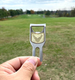 5. Parsaver Golf - Players Golf Divot Repair Tool - Air Force Ball Marker Divot Tool Gadget - US FLAG Golf Ball Stencil