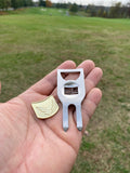 5. Parsaver Golf - Players Golf Divot Repair Tool - Air Force Ball Marker Divot Tool Gadget - US FLAG Golf Ball Stencil