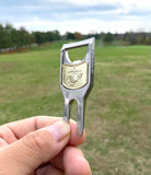 7. Parsaver Golf - Players Golf Divot Repair Tool - USMC Ball Marker Divot Tool Gadget - Marine Anchor Golf Ball Stencil