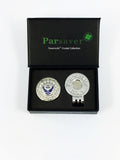 Parsaver Golf - Air Force Ball Marker embellished with crystals from Swarovski®