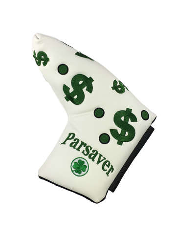 Parsaver Golf - Deluxe Putter Cover - Money $ (White)