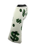 Parsaver Golf - Deluxe Putter Cover - Money $ (White)