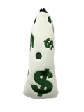 Parsaver Golf - Deluxe Putter Cover - Money $ (White)
