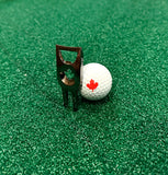 PARSAVER Divot Repair Tool - Maple Leaf Golf Ball Stencil - Ball Marker Divot Tool - NEW!!!
