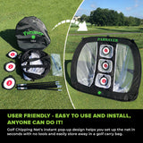 Parsaver Golf - Players Choice - Golf Chipping Net - Outdoor Indoor Hitting Net - Perfect Practice Net