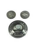 2. Parsaver Golf - Deluxe Dual Golf Ball Marker II -  Indian Head / Buffalo