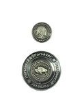2. Parsaver Golf - Deluxe Dual Golf Ball Marker II -  Indian Head / Buffalo