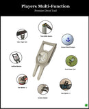 6. Parsaver Golf - Players Golf Divot Repair Tool - NAVY Ball Marker Divot Tool Gadget - Anchor Golf Ball Stencil