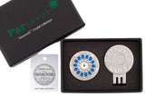 5. Parsaver Golf - Bullseye II Golf Ball Marker embellished with crystals from Swarovski®