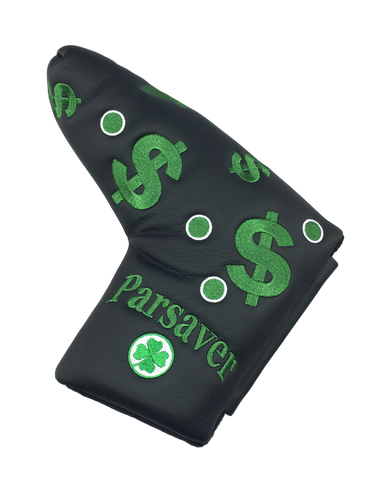 Parsaver Golf - Deluxe Putter Cover - Money $ (Black)
