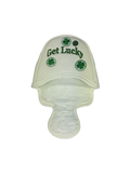 Parsaver Golf - Deluxe Mallet Putter Cover - Lucky Clover (White)