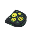 Parsaver Golf - Deluxe Mallet Putter Cover - Smiley  (Black)