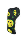 Parsaver Golf Deluxe Putter Cover - Smiley (Black)