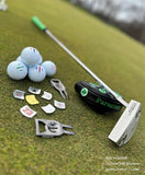 4. PARSAVER Divot Repair Tool - Triple Line Golf Ball Stencil - Ball Marker Divot Tool - NEW!!!