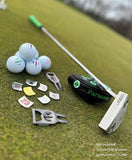 PARSAVER Divot Repair Tool - Triple Line Golf Ball Stencil - Ball Marker Divot Tool - NEW!!!