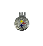 Parsaver Golf - Steelers Ball Marker embellished with crystals from Swarovski®