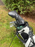 Parsaver Golf - Deluxe Half Mallet Putter Cover - Lucky Clover (Black) NEW!!!